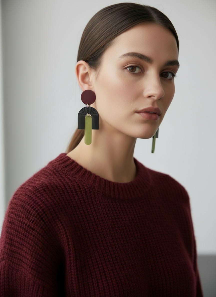 Arc drop Earrings