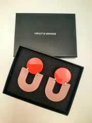 Arc earrings designed by irish brand Capulet and montague  