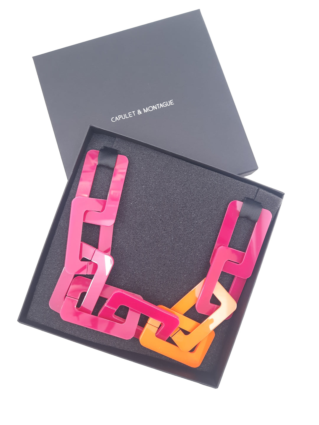  statment chain link necklace made in Ireland by award winning jewellery jewelry brand Capulet and montague 
