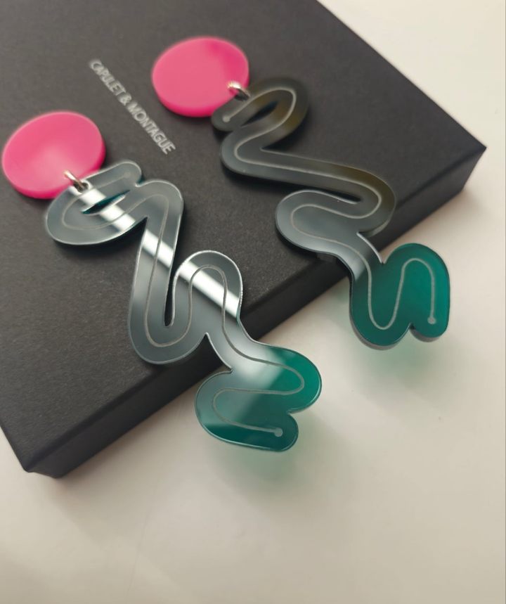 Disco pantz earrings