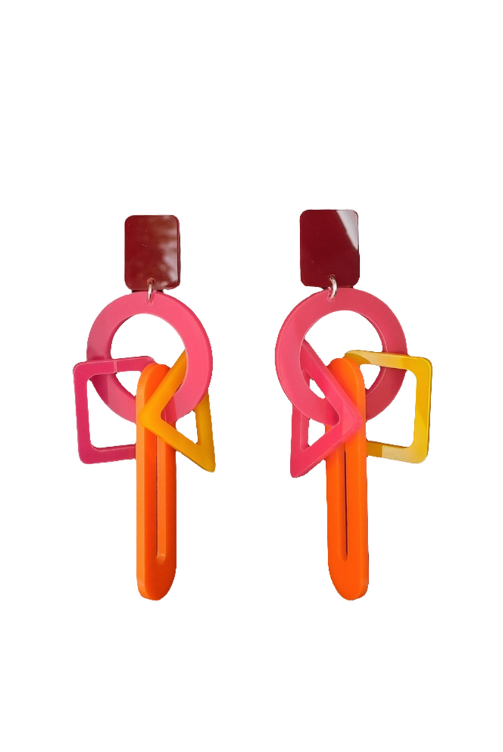 Throwing shapes earring