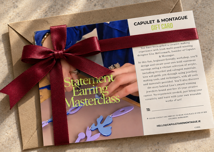 Statement Earring Masterclass gift voucher