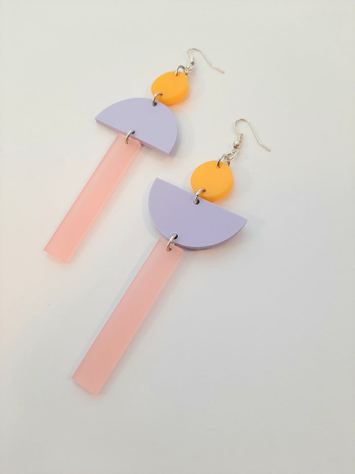 Opposites attract earrings